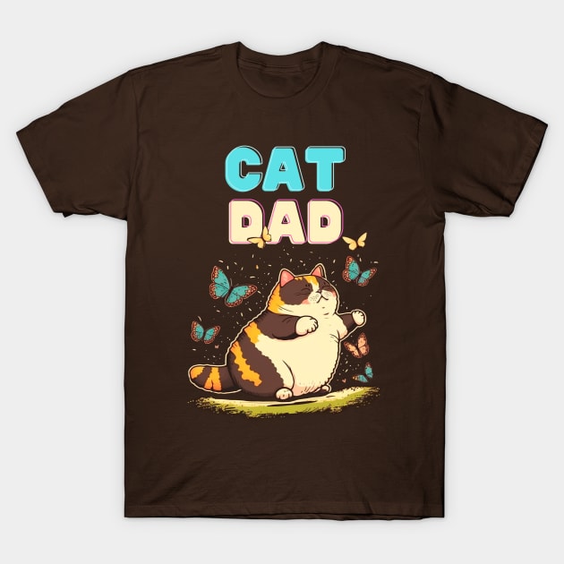 Cat Dad T-Shirt by T-signs